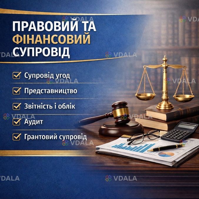 Правовий та фінансовий супровід бізнесу. Правовий та фінансовий супровід бізнесу. - VDALA.PRO