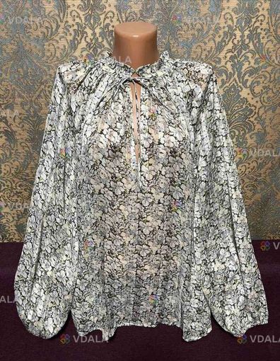 Красивая блуза гофре р. 48/50 блузка кофточка - VDALA.PRO