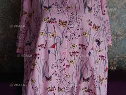 Красивая блуза в цветы большой размер батал 52 /54 блузка - VDALA.PRO