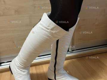 Кожаные зимние сапоги ботфорты р. 38 - VDALA.PRO