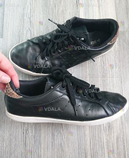 Кожаные кроссовки adidas р. 37 кеды туфли - VDALA.PRO