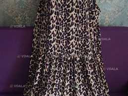 Красивое платье лео принт большой размер батал 54/56/58 - VDALA.PRO