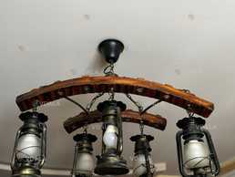 деревʼяна люстра - VDALA.PRO