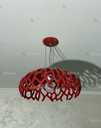 Червона люстра у вигляді коралу - VDALA.PRO - 2