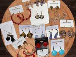 Серьги из натуральных камней сережки - VDALA.PRO