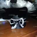 Троянди чорно-білі з атласної стрічки - VDALA.PRO - 4