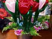 Тюльпани з атласної стрічки - VDALA.PRO - 1