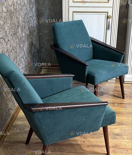 Винтажные кресла ГДР 60-е, стиль Mid-Century, после полной реставрации - VDALA.PRO