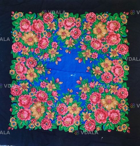 Павлопосадська хустина для нунофелтінгу, іншого рукоділля, Є дефекти. Павлопосадська хустина для нунофелтінгу, іншого рукоділля, Є дефекти. - VDALA.PRO