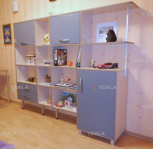 Стенка-стеллаж комби в детскую комнату. - VDALA.PRO