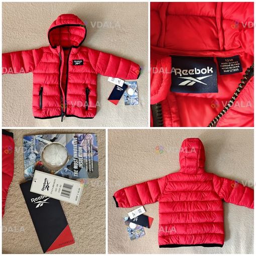 Дитяча демісезонна куртка Reebok (12 міс.). Шапка «Тачки» у подарунок! - VDALA.PRO