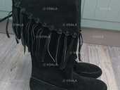 Кожаные сапоги с бахромой р. 38 демисезон - VDALA.PRO - 1