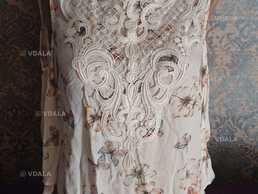 Красивая блуза в бабочки вискоза р. 46 /48 блузка - VDALA.PRO