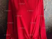 Красивая красная блуза большой размер батал 54 /56 блузка кофта - VDALA.PRO - 1