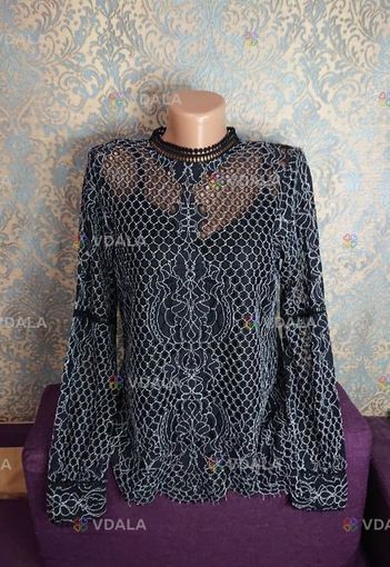 Красивая ажурная блуза двойка р. М блузка - VDALA.PRO