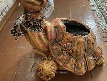 Керамическая ваза Черепаха для цветов - VDALA.PRO