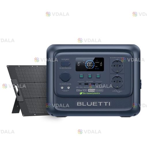 Преміум-комплект: bluetti Elite 100 V2 (1800W/1024Wh) + Сонячна панель Преміум-комплект: bluetti Elite 100 V2 (1800W/1024Wh) + Сонячна панель - VDALA.PRO