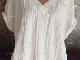 Красивая светлая блуза большой размер батал 52/54 блузка - VDALA.PRO