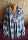 Красивая блуза в клетку большой размер батал 52/54 блузка - VDALA.PRO - 4