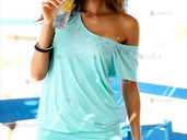 Красивое бирюзовое платье р. 46 /48 - VDALA.PRO - 1