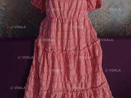 Красивое платье макси ярусами большой размер батал 50 /52 - VDALA.PRO