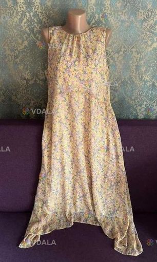 Красивое летнее платье в цветочек большой размер батал 50 /52 - VDALA.PRO