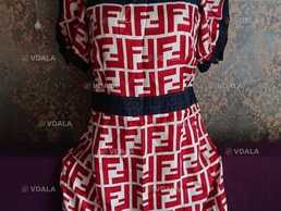 Красивое шелковое платье fendi р. s/xs - VDALA.PRO