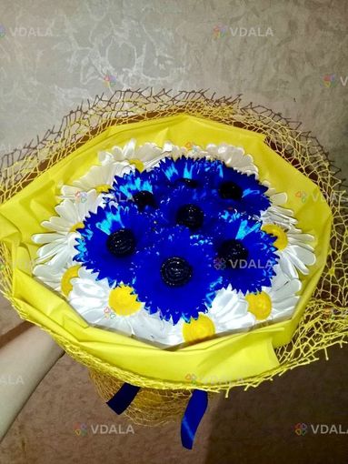 Ромашки з волошками - VDALA.PRO