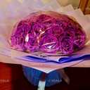 Букет фіолетових троянд з глітером - 2 Букет фіолетових троянд з глітером - VDALA.PRO - 2