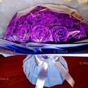 Букет фіолетових троянд з глітером - 3 Букет фіолетових троянд з глітером - VDALA.PRO - 3