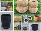 Кашпо з ротангу об'єми 5, 10, 12, 16, 20, 40, 60, 80, 90л - 1 Кашпо з ротангу об'єми 5, 10, 12, 16, 20, 40, 60, 80, 90л - VDALA.PRO - 1