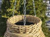 Кашпо з ротангу підвісні на 5л - 1 Кашпо з ротангу підвісні на 5л - VDALA.PRO - 1