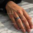 Светящееся в темноте Кольцо Всевластия Tiffany Blue (размер 7, Ø17,3 м - VDALA.PRO - 2