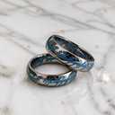 Светящееся в темноте Кольцо Всевластия Tiffany Blue (размер 7, Ø17,3 м - VDALA.PRO - 6