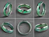 Светящееся в темноте Кольцо Всевластия Tiffany Blue (размер 7, Ø17,3 м - VDALA.PRO - 10