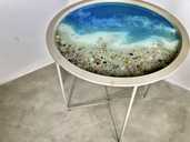 Столик з епоксидної смоли «Море» - 1 Столик з епоксидної смоли «Море» - VDALA.PRO - 1