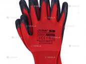 Рукавиці робочі захисні покриті латексом, червоно-чорні JURAV -Bukala - VDALA.PRO - 1