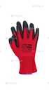 Рукавиці робочі захисні покриті латексом, червоно-чорні JURAV -Bukala - VDALA.PRO - 3