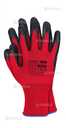 Рукавиці робочі захисні покриті латексом, червоно-чорні JURAV -Bukala - VDALA.PRO - 5