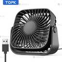 Topk 4-дюймовий usb-міні-вентилятор - VDALA.PRO - 3