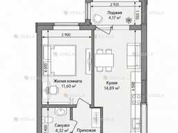 Вид сделки: Продам Квартиру 39 м², 1 комн., 3 этаж. - VDALA.PRO