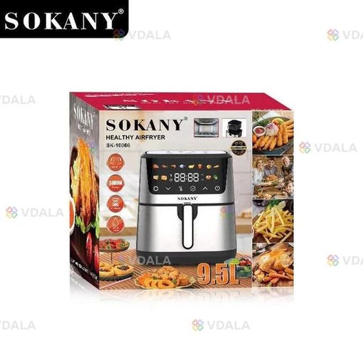 Аерофритниця електрична Sokany SK-10066 Електрична фритюрниця без олії Аерофритниця електрична Sokany SK-10066 Електрична фритюрниця без олії - VDALA.PRO
