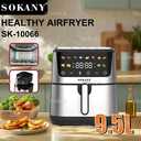 Аерофритниця електрична Sokany SK-10066 Електрична фритюрниця без олії - 2 Аерофритниця електрична Sokany SK-10066 Електрична фритюрниця без олії - VDALA.PRO - 2