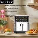 Аерофритниця електрична Sokany SK-10066 Електрична фритюрниця без олії - 3 Аерофритниця електрична Sokany SK-10066 Електрична фритюрниця без олії - VDALA.PRO - 3