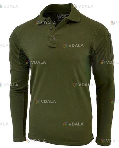 Футболка поло Texar Elite Pro Long Sleeve - Olive Футболка поло Texar Elite Pro Long Sleeve - Olive - VDALA.PRO