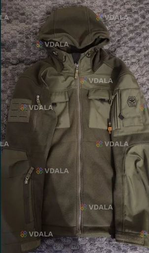 Флісова куртка (кофта) з капюшоном - нова - VDALA.PRO