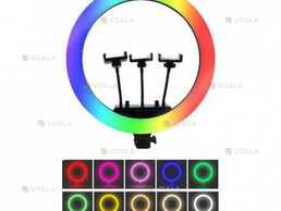 Кільцева лампа MJ36 RGB 36 см з штативом. - VDALA.PRO