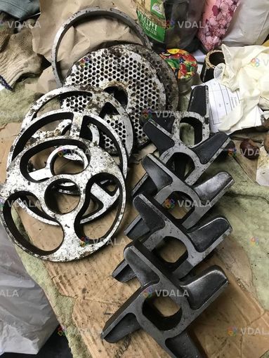 Ножі решітки сита на полтавські волчки мʼясорубки К7-ФВП-200,160,114. Ножі решітки сита на полтавські волчки мʼясорубки К7-ФВП-200,160,114. - VDALA.PRO