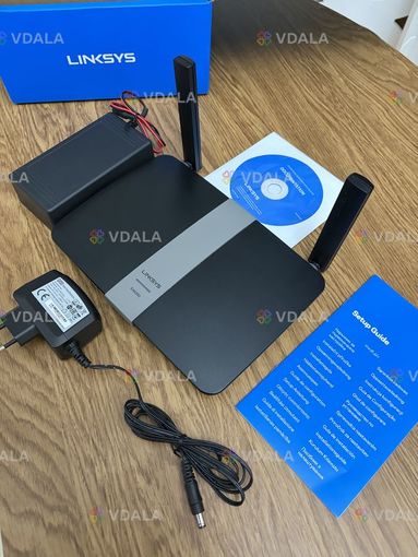 Wi-Fi роутер LinkSys EA6350 1200 Mбіт/с 5GHz / 2.4 GHz + powerbank Wi-Fi роутер LinkSys EA6350 1200 Mбіт/с 5GHz / 2.4 GHz + powerbank - VDALA.PRO