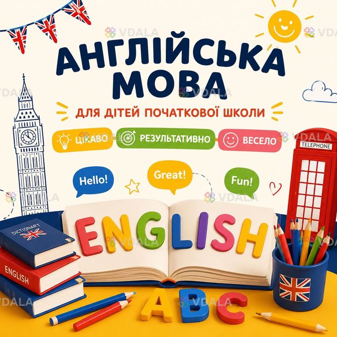 Групи англійської мови для учнів початкової школи! Групи англійської мови для учнів початкової школи! - VDALA.PRO